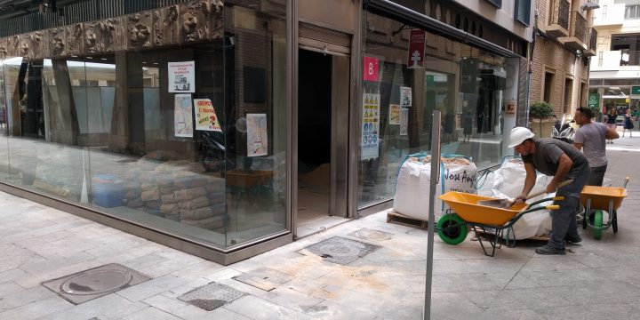 Reforma de local destinado a restaurante en Murcia centro