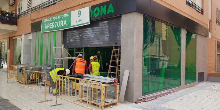 Reforma de supermercado en Lorca (Murcia)