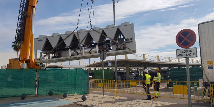 Instalación térmica para la producción de frío en el Hospital Universitario Los Arcos del Mar Menor